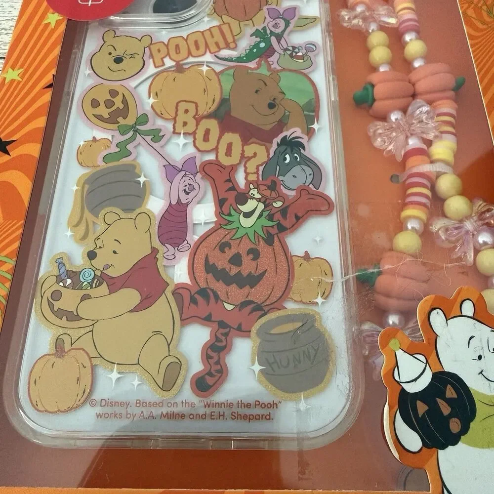 Skinnydip x Winnie The Pooh Boo Halloween iPhone 13 / 14 / 15 Case & Strap New